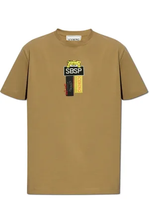Iceberg Top, Herre, , M, Bomuld, T-shirt med patches og print