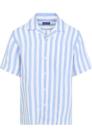 Ralph Lauren Skjorte, Herre, Blå, S, Herretøj Skjorter Blå Ss25