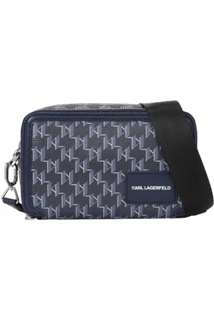 Karl Lagerfeld Taske, Herre, Blå, ONE SIZE, Uld, Kamera Taske Rejse Marineblå