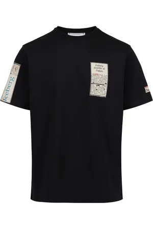 Iceberg Top, Herre, Sort, S, Bomuld, Almindelig pasform sort bomuld jersey t-shirt