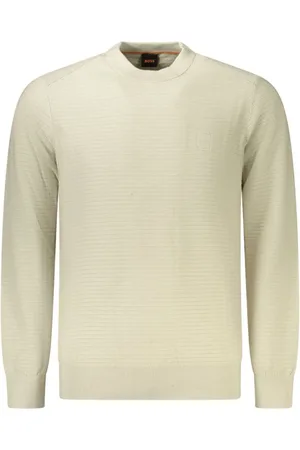 HUGO BOSS Strik, Herre, , M, Bomuld, Luksus Bomuld-Kashmir Crew Neck Sweater