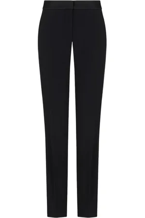 Emporio Armani Bukser, Dame, Sort, 2XS, Uld, Sorte Bukser Stilfuld