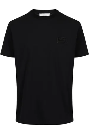 Iceberg Top, Herre, Sort, L, Bomuld, Sort bomuld jersey T-shirt med broderet logo lap