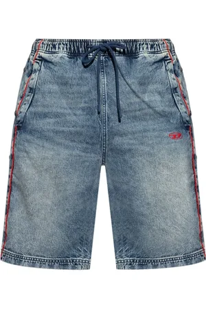 Diesel Shorts, Herre, Blå, M, Uld, Stilfulde Denim Jeans Kollektion