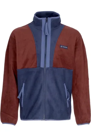 Columbia Sport, Herre, Flerfarvet, XL, Uld, Fuld Lynlås Fleece Jakke Elderberry