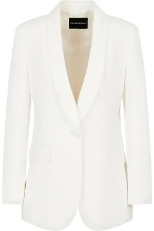 Emporio Armani Jakke, Dame, Hvid, L, Satin, Jackets