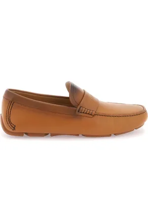 Salvatore Ferragamo Sko, Herre, Brun, 40 EU, Læder, Brændt læder Penny Bar Loafers