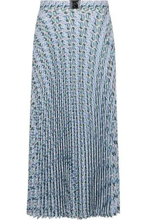 Tory Burch Nederdel, Dame, Blå, XS, Uld, Blå Stilfuld Nederdel til Kvinder