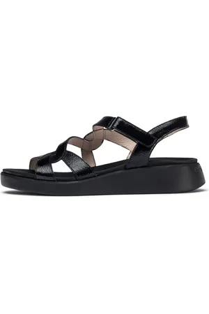 Wonders Sko, Dame, Sort, 42 EU, Læder, Sandal Cordelia Sort, Farve: Sort