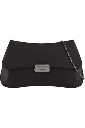 Emporio Armani Taske, Dame, Sort, ONE SIZE, Uld, Sort Kæde Skuldertaske