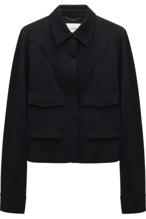 Dorothee Schumacher Jakke, Dame, Sort, M, Tyl, Vestlig-Style Sort Jakke