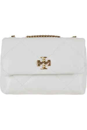 Tory Burch Taske, Dame, Hvid, ONE SIZE, Læder, Hvid Crossbody Taske Diamant Quilt