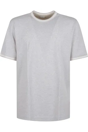 ELEVENTY Top, Herre, Grå, L, Bomuld, Klassisk Grå T-shirt til Mænd