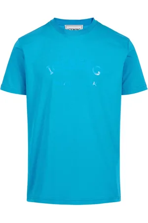 Iceberg Top, Herre, Blå, 2XL, Bomuld, Koboltblå bomuld jersey T-shirt med logo