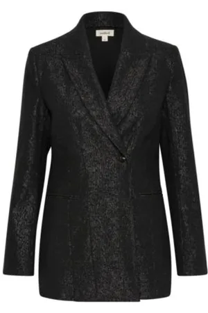 Soaked in Luxury Jakke, Dame, Sort, S, Elegant blazer Cahlina til kvinder