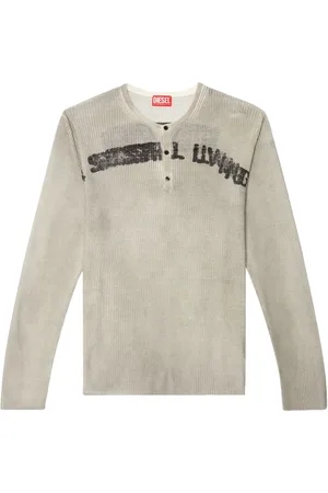 Diesel Top, Herre, Hvid, S, Uld, Stilfulde Denim Jeans til Mænd