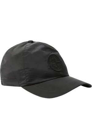 Stone Island Tilbehør, unisex, Sort, ONE SIZE, Nylon, Iridescent Nylon Metal Cap i Econyl