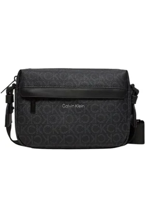 Calvin Klein Taske, Herre, Sort, ONE SIZE, Polyester, Polyester Kamerataske med Sikker Lukning