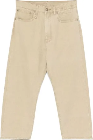 R13 Jeans, Dame, Brun, W26, Bomuld, Khaki Herringbone Twill X-Bf Jeans