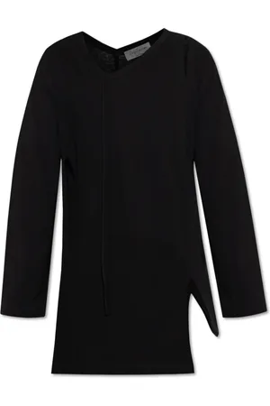 Y-3 Top, Herre, Sort, L, Bomuld, Asymmetrisk langærmet t-shirt