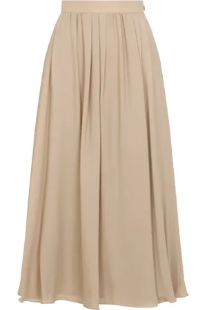 Ralph Lauren Nederdel, Dame, , M, Kynlee Plisseret Midi-nederdel
