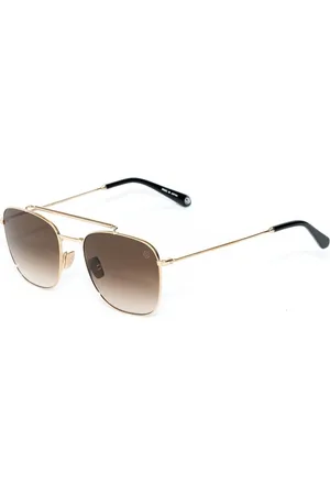 Belstaff Tilbehør, Herre, Gul, ONE SIZE, Uld, Titanium Solbriller med Japanske Glas