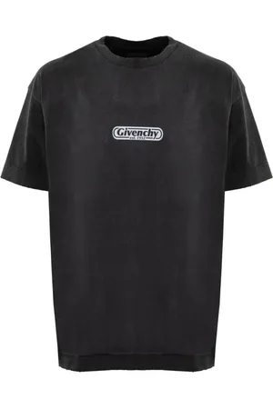 Givenchy Top, Herre, Sort, XS, Bomuld, Flames Logo T-shirt