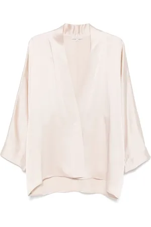 ANTONELLI Bluser & Skjorter, Dame, Lyserød, L, Uld, Blush Bælte Skjorte