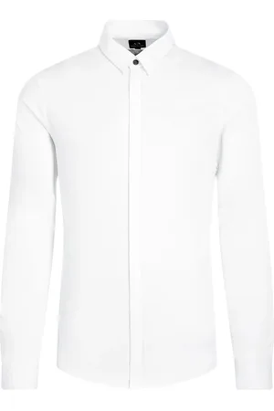 Armani Exchange Skjorte, Herre, Hvid, XS, Bomuld, Skjorte