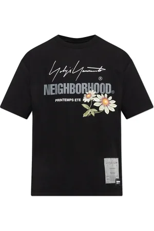 Y-3 Top, Herre, Sort, M, Bomuld, T-shirt med tryk