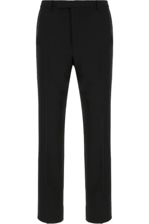 Gucci Bukser, Herre, Sort, S, Polyester, Slim-fit Bukser