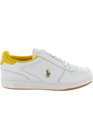 Ralph Lauren Sko, Herre, Hvid, 41 EU, Læder, Court Polo Sko Train 89