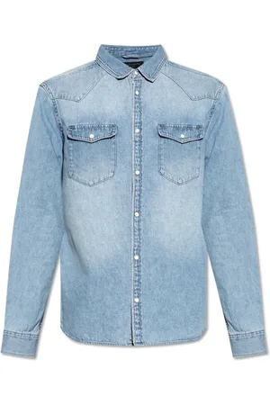 AllSaints Skjorte, Herre, Blå, S, Denim, Denim Shirt Macgowan