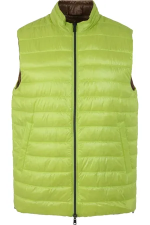 HERNO Jakke, Herre, Grøn, M, Nylon, Ultralet Vendbar Gilet