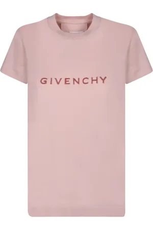 Givenchy Top, Dame, Lyserød, XS, Bomuld, Logo T-Shirt