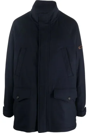 Ralph Lauren Jakke, Herre, Blå, XL, Uld, Casual Jakke
