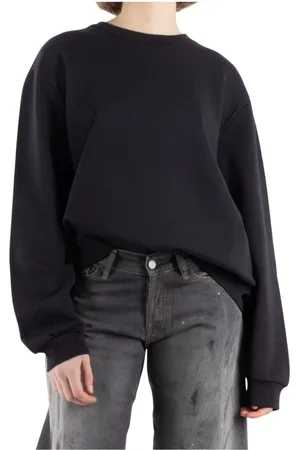 Acne Studios Sweathshirts & Hoodies, Dame, Sort, M, Bomuld, Sort Bomuld Jumpsuit