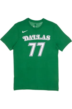 Nike Sport, Herre, Grøn, XS, Bomuld, Harwood Classic Luka Dončić T-shirt