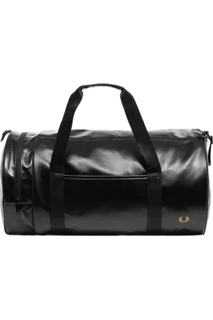 Fred Perry Sport, Herre, Sort, ONE SIZE, Uld, Justerbar Gymnastiktaske med Aftagelig Rem