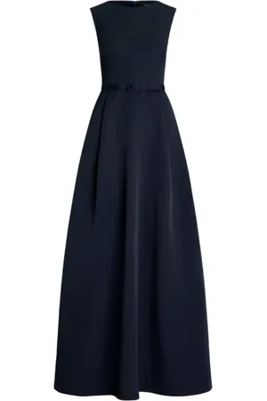 Ralph Lauren Kjole, Dame, Blå, 2XS, Elegant Maxi Kjole