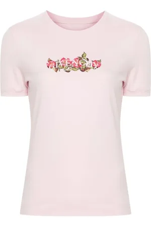 Givenchy Top, Dame, Lyserød, XS, Bomuld, Rose Print Jersey Top