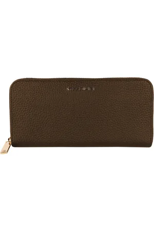 BALDININI Tilbehør, Dame, Brun, ONE SIZE, Læder, Læder Zip Wallet