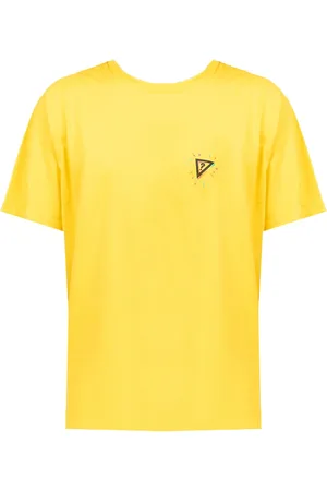 Guess Top, Herre, Gul, XL, Tyl, Simple Framelon T-shirt