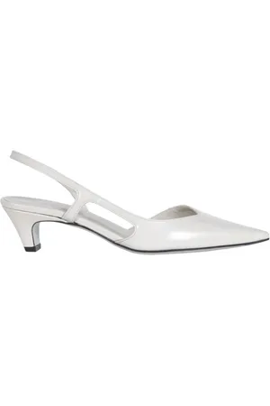 ROBERTO FESTA Sko, Dame, Hvid, 38 EU, Læder, Hvid sten læder slingback sandaler