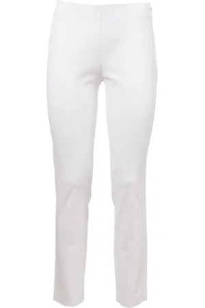 Ralph Lauren Bukser, Dame, Hvid, 2XS, Stretch Slim-Fit Bukser
