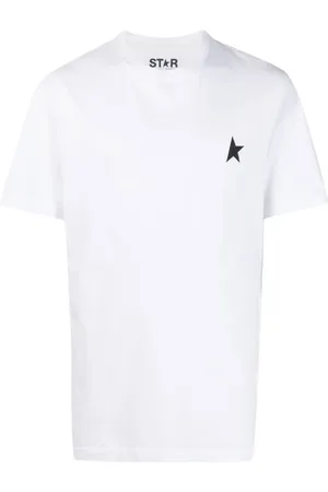 Golden Goose Top, Herre, Hvid, XS, Bomuld, One Star T-Shirt