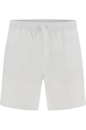Guess Badetøj, Herre, Hvid, XL, Polyester, Badebukser Basic