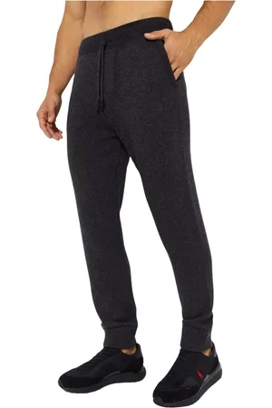 Ralph Lauren Bukser, Herre, Grå, M, Mørkegrå joggingbukser med logo