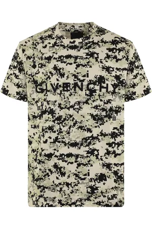 Givenchy Top, Herre, Flerfarvet, L, Bomuld, Digital Camo T-Shirt