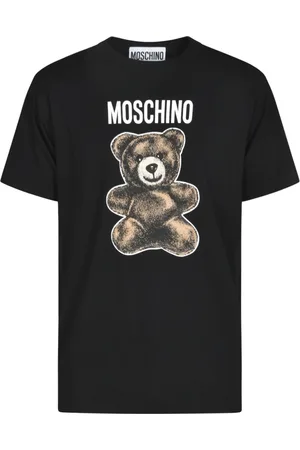 Moschino Top, Herre, Blå, M, Uld, Stilfulde T-shirts og Polos